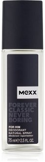 Mexx Forever Classic Never Boring for Him deodorant s rozprašovačom pre mužov 75 ml