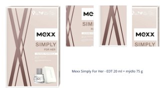 Mexx Simply For Her - EDT 20 ml + mýdlo 75 g 1