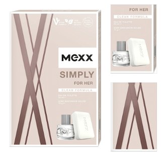 Mexx Simply For Her - EDT 20 ml + mýdlo 75 g 3