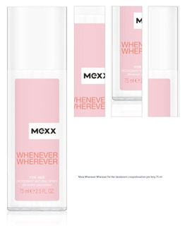 Mexx Whenever Wherever For Her deodorant s rozprašovačom pre ženy 75 ml 1