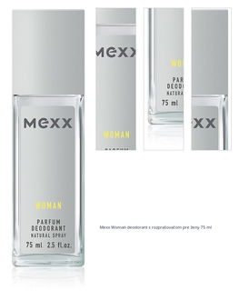 Mexx Woman deodorant s rozprašovačom pre ženy 75 ml 1