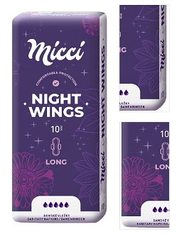 Micca nočné s krídelkami 10 kusov 3