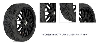 MICHELIN 245/45 R 17 99V PILOT_ALPIN_5 TL XL M+S 3PMSF FP 1