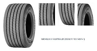 MICHELIN 255/60 R 19.5 143/141J X_MAXITRAILER TL M+S 1