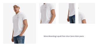 Micro Branding Liquid Polo triko Calvin Klein Jeans 1