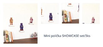 Mini polička SHOWCASE set/3ks 1