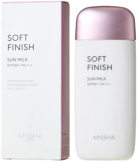 Missha All Around Safe Block Soft Finish Sun Milk SPF 50+ 70 ml