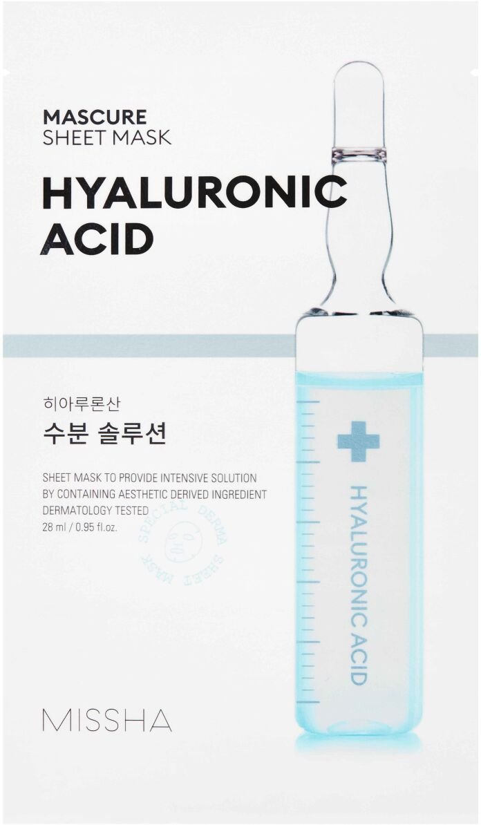 Missha Mascure Hydra Solution Sheet Mask Hyaluron Acid 27 ml / 1 sheet