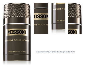 Missoni Parfum Pour Homme deostick pre mužov 75 ml 1