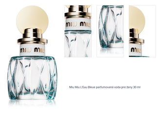 Miu Miu L'Eau Bleue parfumovaná voda pre ženy 30 ml 1