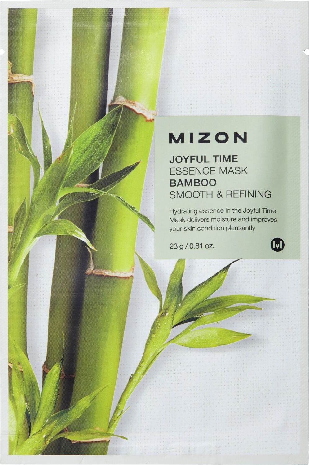 Mizon Joyful Time Essence Mask Bamboo 23 g / 1 sheet