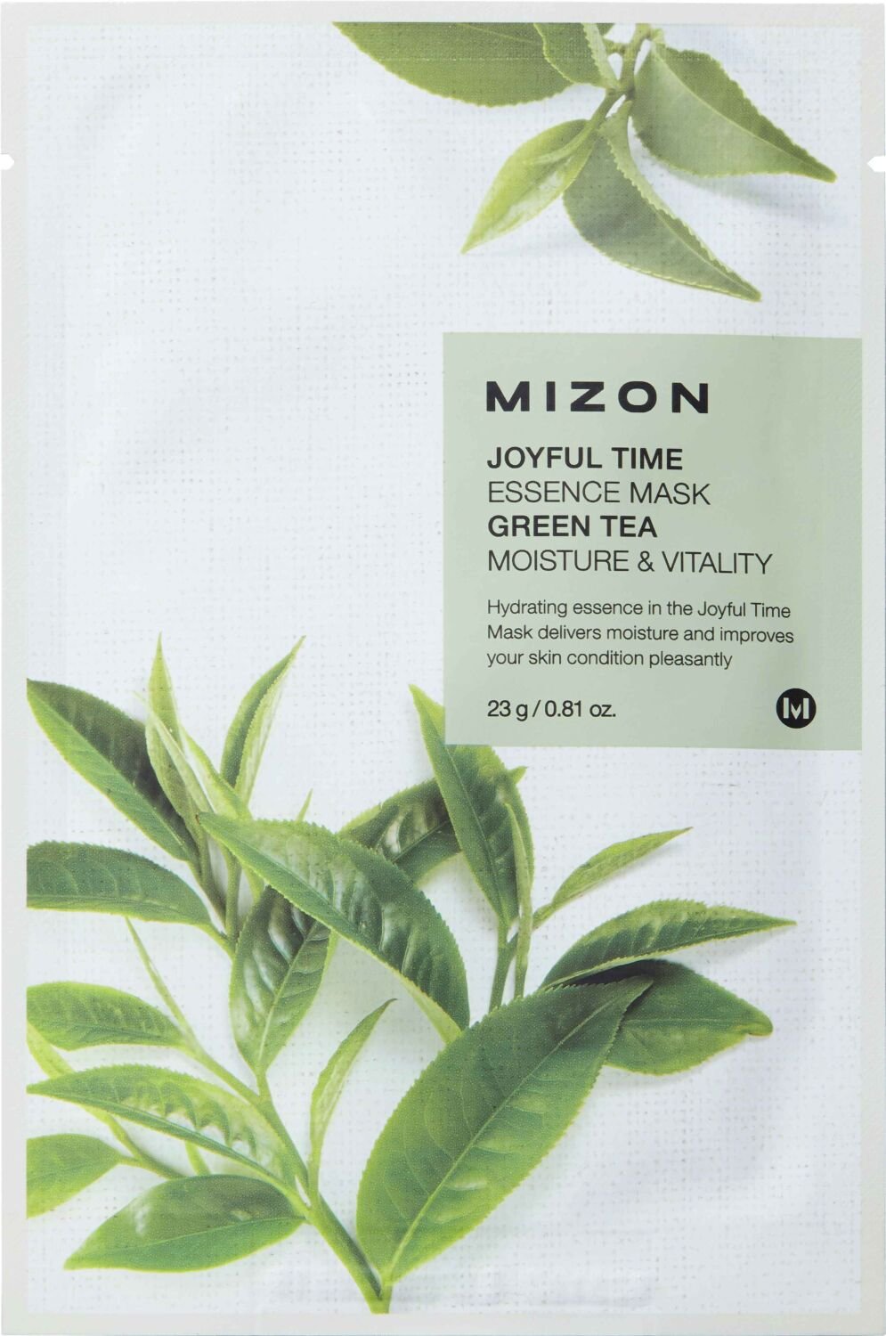 Mizon Joyful Time Essence Mask Green Tea 23 g / 1 sheet