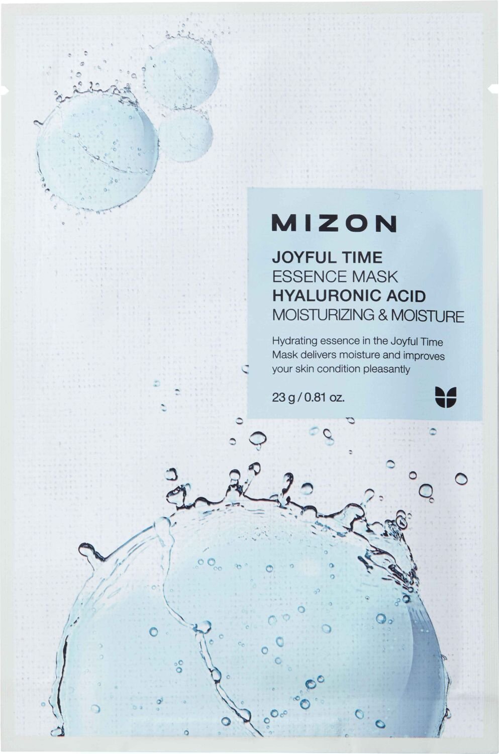 Mizon Joyful Time Essence Mask Hyaluronic Acid 23 g / 1 sheet