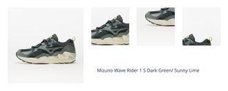 Mizuno Wave Rider 1 S Dark Green/ Sunny Lime 1