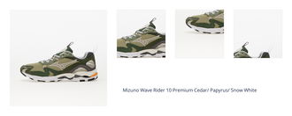 Mizuno Wave Rider 10 Premium Cedar/ Papyrus/ Snow White 1