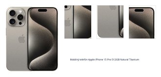 Mobilný telefón Apple iPhone 15 Pro 512GB Natural Titanium 1
