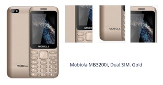 Mobiola MB3200i, Dual SIM, Gold 1
