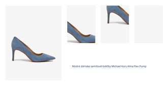 Modré dámske semišové lodičky Michael Kors Alina Flex Pump 1