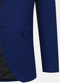 Modré oblekové sako s prímesou vlny Jack & Jones Solaris 9