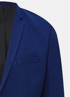 Modré oblekové sako s prímesou vlny Jack & Jones Solaris 7