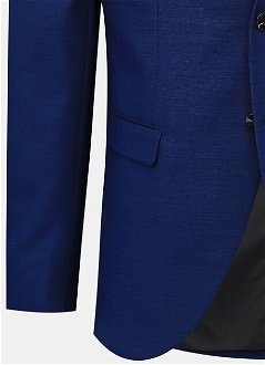 Modré oblekové sako s prímesou vlny Jack & Jones Solaris 8