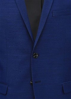 Modré oblekové sako s prímesou vlny Jack & Jones Solaris 5