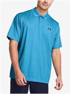 Modré pánske športové polo tričko Under Armour UA Perf 3.0 Printed Polo