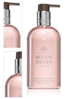Molton Brown Rhubarb & Rose tekuté mydlo na ruky pre ženy 300 ml 4