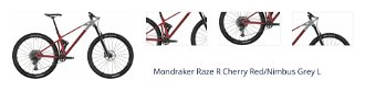 Mondraker Raze R Sram GX Eagle 1x12 Cherry Red/Nimbus Grey L 1