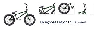 Mongoose Legion L100 Green BMX / Dirt bicykel 1