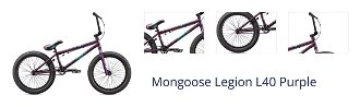 Mongoose Legion L40 Purple BMX / Dirt bicykel 1