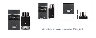 Mont Blanc Explorer - miniatúra EDP 4,5 ml 1