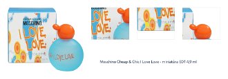 Moschino Cheap & Chic I Love Love - miniatúra EDT 4,9 ml 1