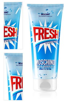 Moschino Fresh Couture sprchový a kúpeľový gél pre ženy 200 ml 4