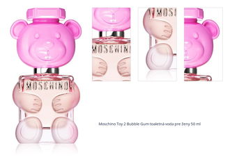 Moschino Toy 2 Bubble Gum toaletná voda pre ženy 50 ml 1