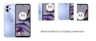 Motorola Moto G13, 4/128GB, lavender blue 1