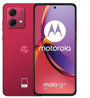 Motorola Moto G84, 12/256GB, magenta - OPENBOX (Rozbalený tovar s plnou zárukou)