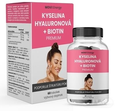 MOVit Kyselina hyaluronová + Biotin PREMIUM