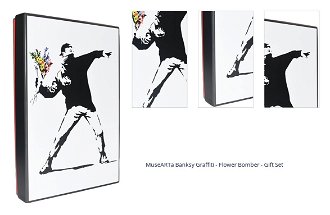 MuseARTa Banksy Graffiti - Flower Bomber - Gift Set 1