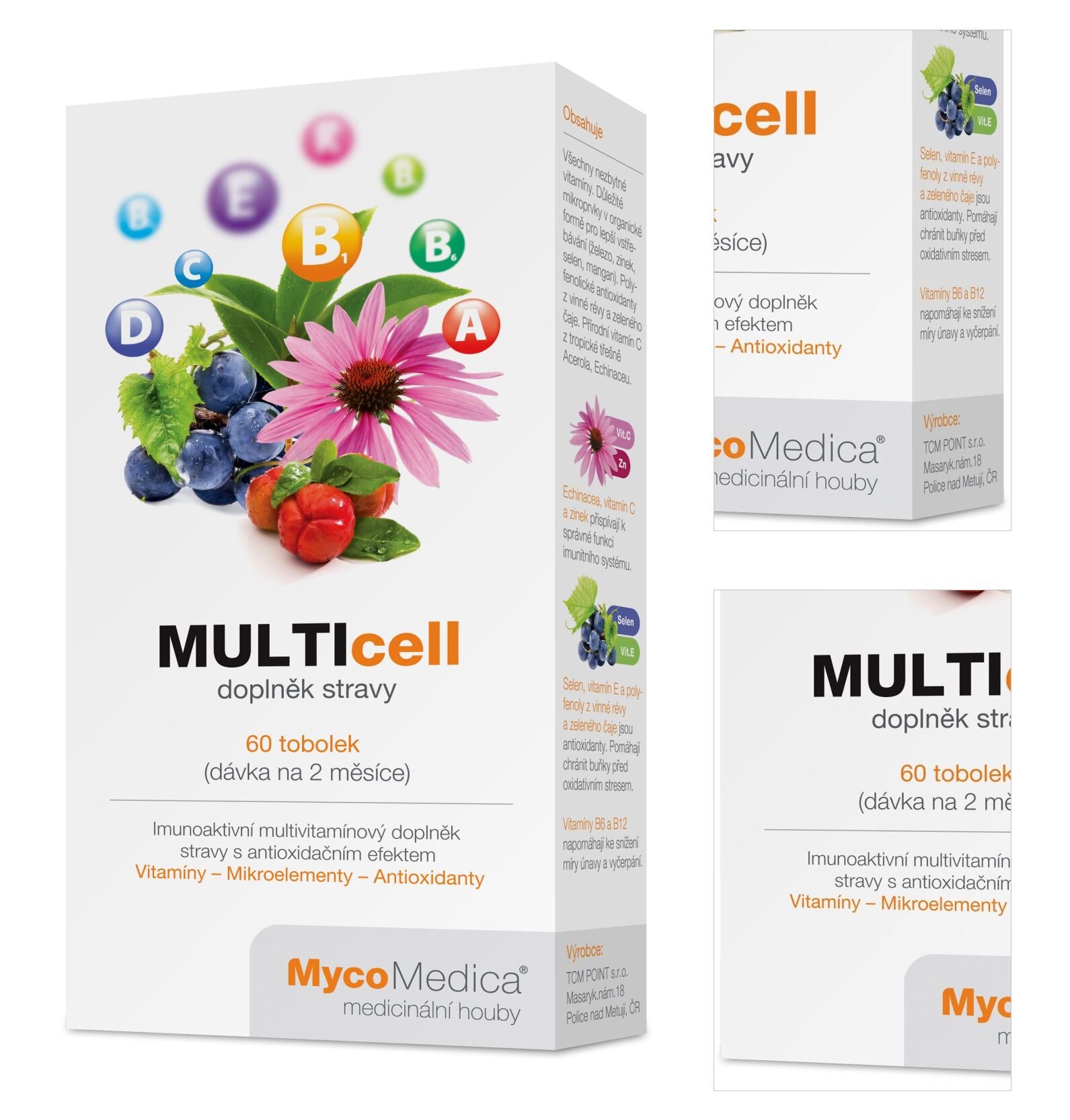 Mycomedica Multicell Vegan 524mg 60cps 8