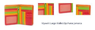 Mywalit Large Wallet/Zip Purse Jamaica 1