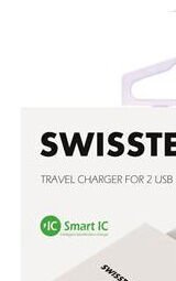 Nabíjačka Swissten Smart IC 2.1A s 2 USB konektormi a dátovým káblom USB/Micro USB, 1,2 m, biela 6
