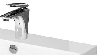 Cersanit Inverto 60,5x45,5 cm nábytkové umývadlo so stredovým otvorom pre batériu K671-005 7