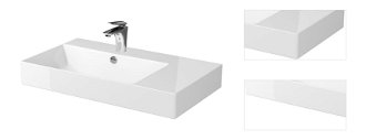 Cersanit Inverto 80,5x45,5 cm nábytkové umývadlo K671-006 3