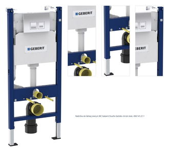 Nádržka do ľahkej steny k WC Geberit Duofix tlačidlo chróm lesk. 458.141.21.1 1