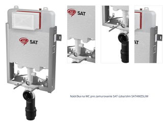 Nádržka na WC pre zamurovanie SAT úzka/slim SATAMZSLIM 1