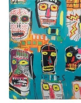 Nákupná taška LOQI Museum, Basquiat - Skull 8