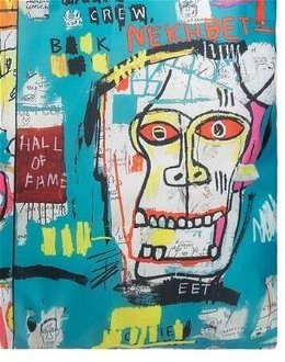 Nákupná taška LOQI Museum, Basquiat - Skull 9