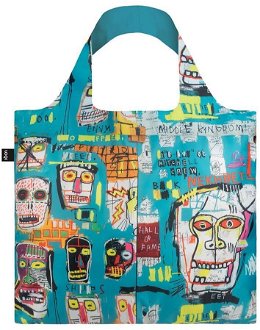 Nákupná taška LOQI Museum, Basquiat - Skull