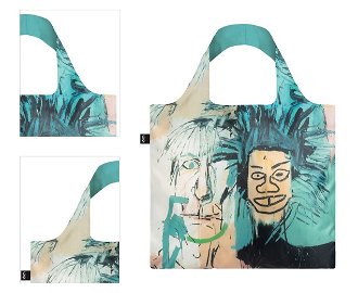 Nákupná taška LOQI Museum, Basquiat - Warhol 4